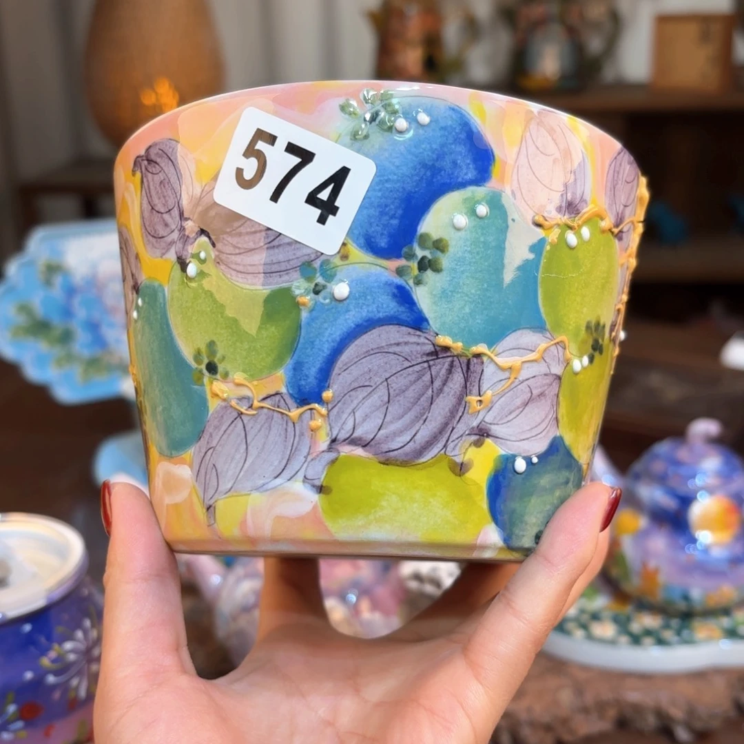 景德镇手绘高温釉下彩陶瓷茶具