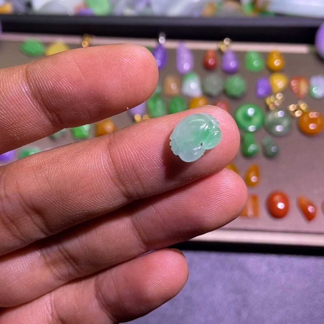颈饰未镶嵌翡翠橙***时吊坠