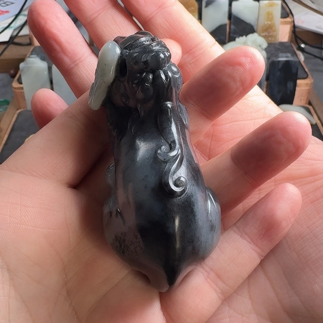 雨***果和田玉未镶嵌吊坠(不含链)