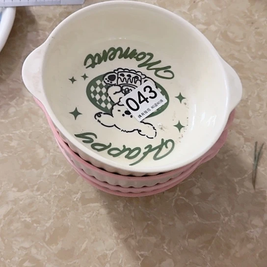 钛合金陶瓷碗043四个