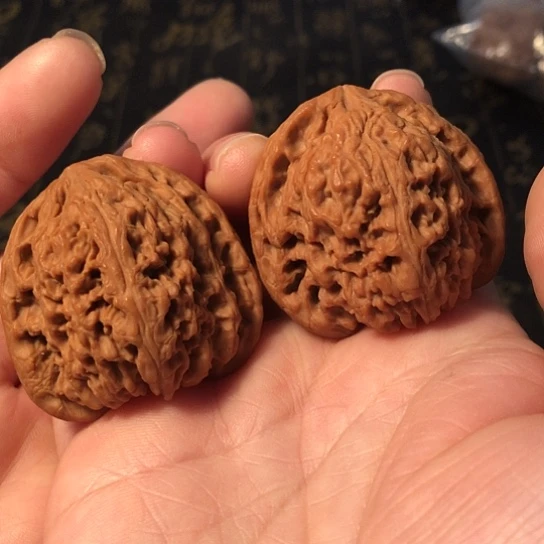 文玩核桃把件南彊石41mm