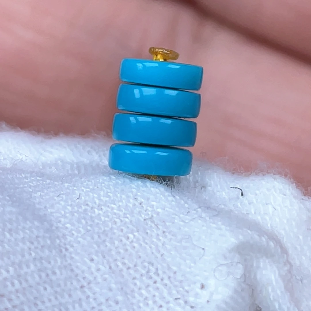 绿松石未镶嵌颈饰5.5mm