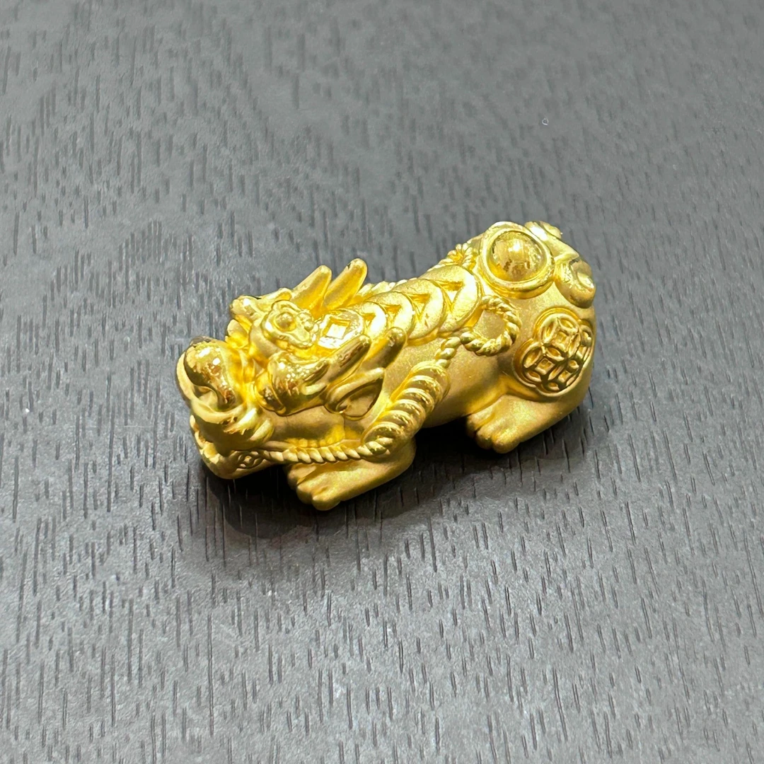 【销冠专享】足金999投资金攒黄金卡15貔貅配件PJ1002克重多退少补