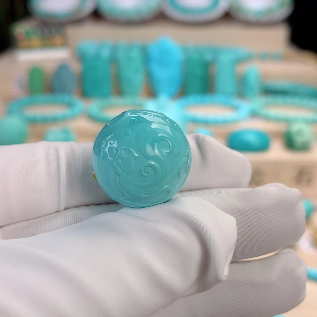 绿松石挂件未镶嵌