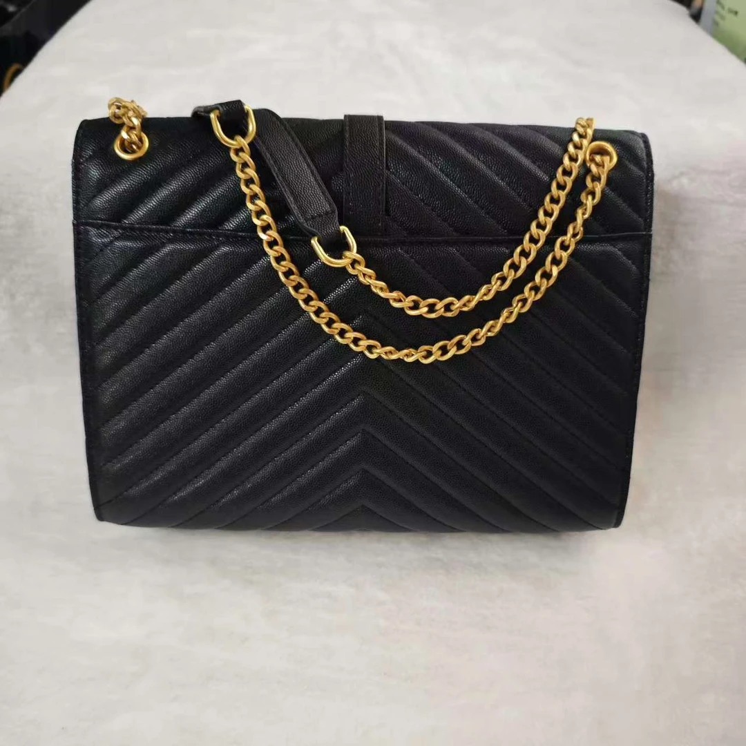 2024新款潮女包链条包单肩包大容量斜挎包Z5076黑色