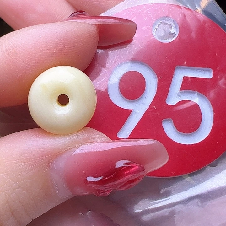 蜜蜡裸石未镶嵌变****子11.2mm 墩子