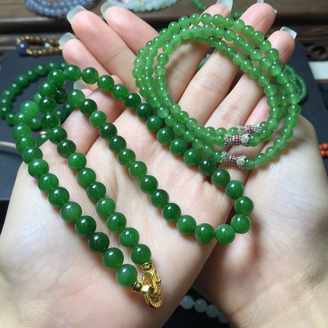 和田玉套链未镶嵌小*