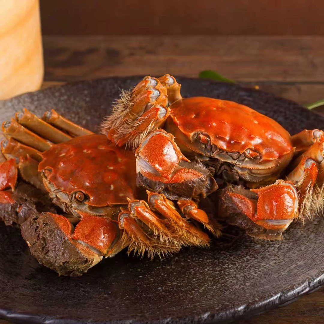 【活蟹现发】鲜活大闸蟹 公5.0-4.7母4.0-3.7两 6/8/10只wx