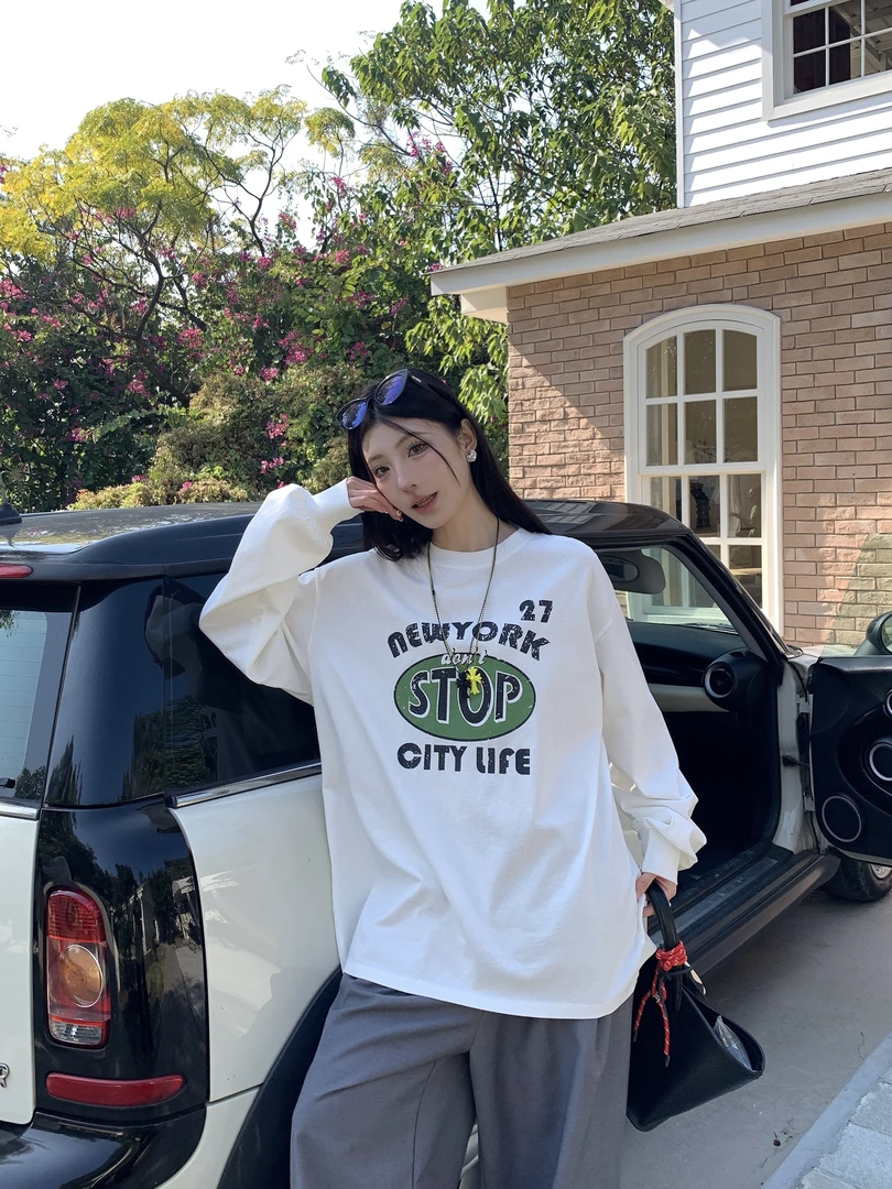 Eleven#潮流百搭字母上衣#1505