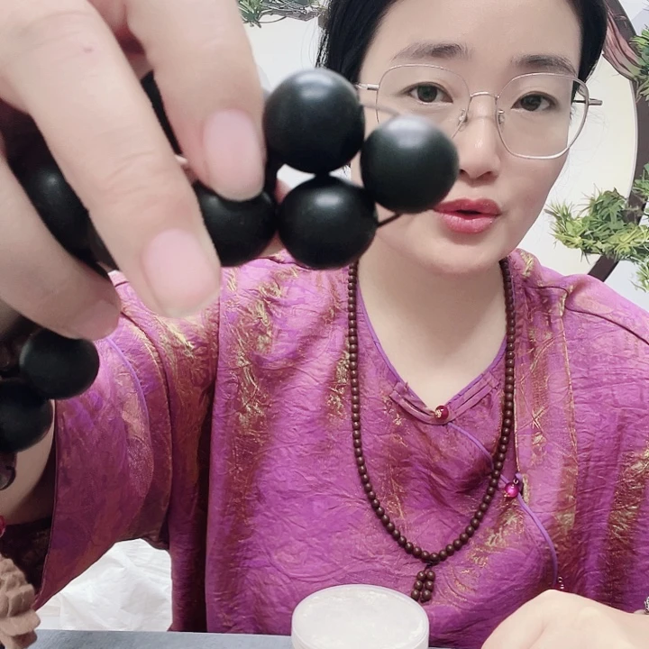 无***忧DIY玻璃息肌丸1.8黑色 3颗珠子
