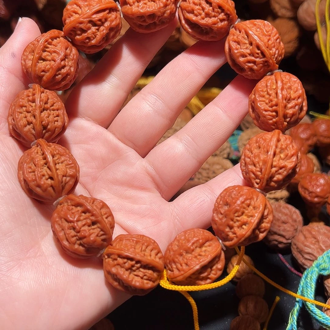手串文玩核桃粗筋纽扣24