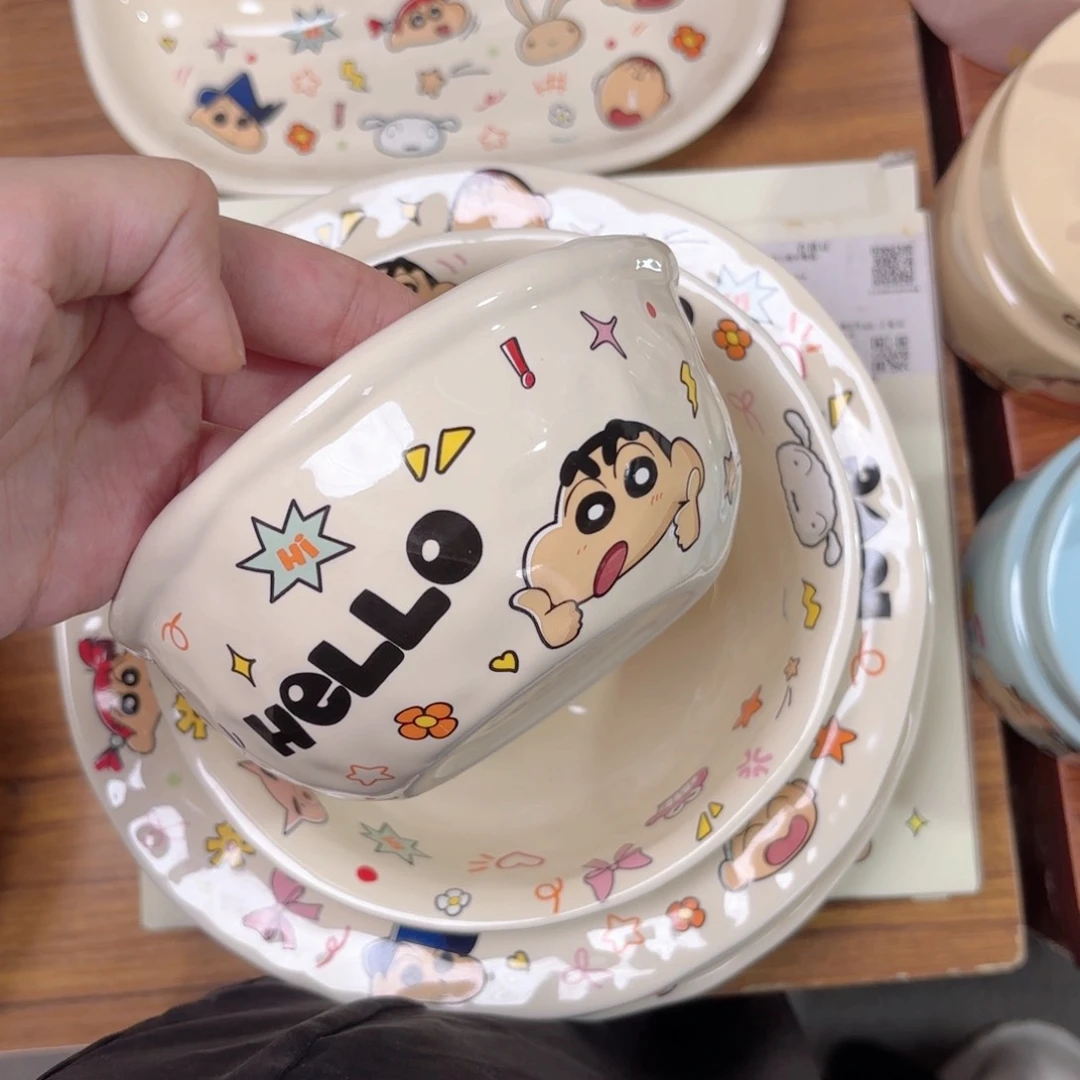 陶小新正品六件套 两个米饭碗➕酸奶碗➕三个不同器型盘子