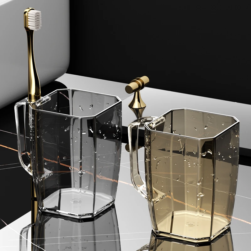 刷牙杯子高档漱口杯牙刷杯家用新款情侣洗漱杯轻奢网红牙杯家庭装