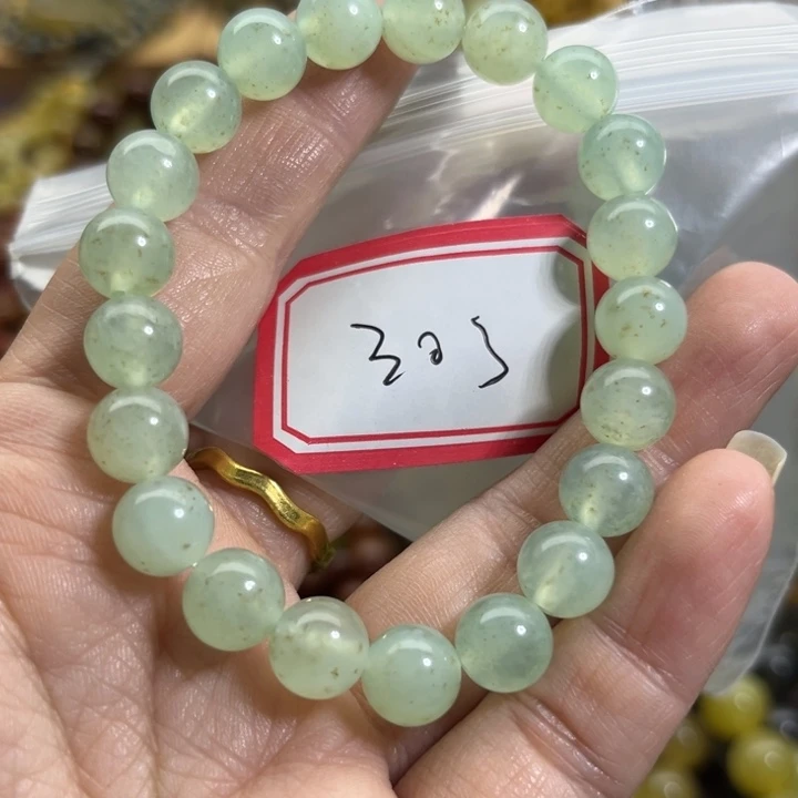 未镶嵌蛇纹石玉手链