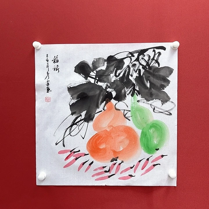 国画纯手绘作品书画