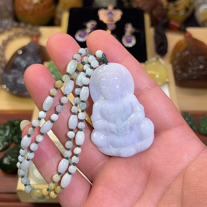 翡翠未镶嵌颈饰欢迎