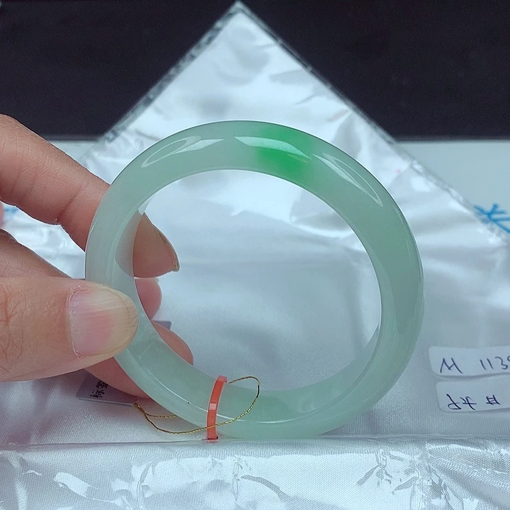未镶嵌手镯翡翠54圈3931
