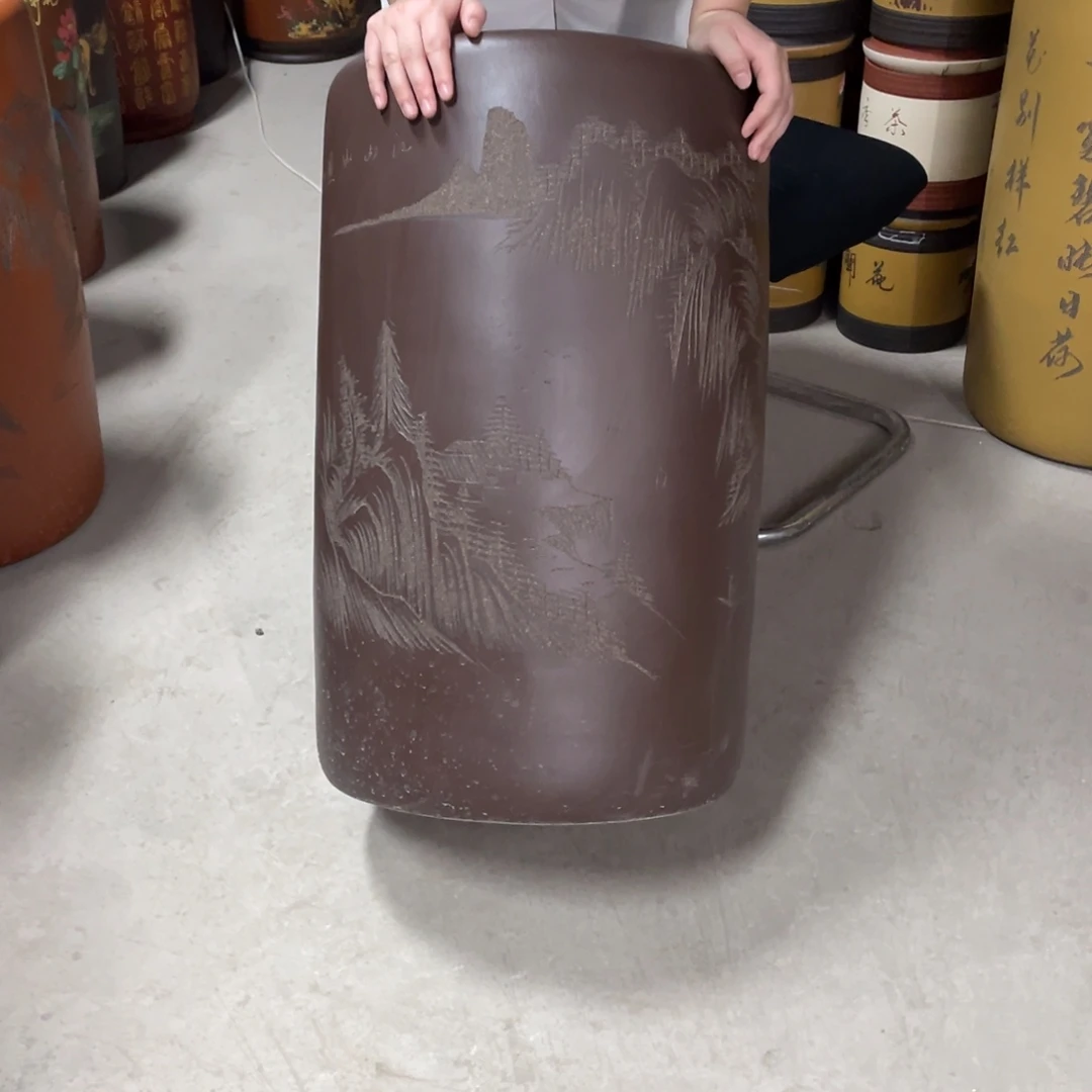 宜兴原矿紫砂茶叶罐