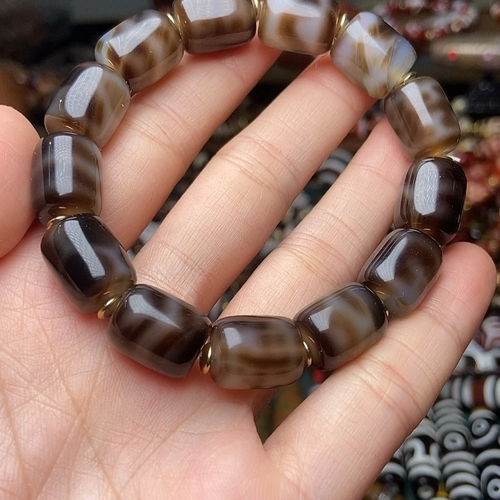 玛瑙/玉髓未镶嵌手链