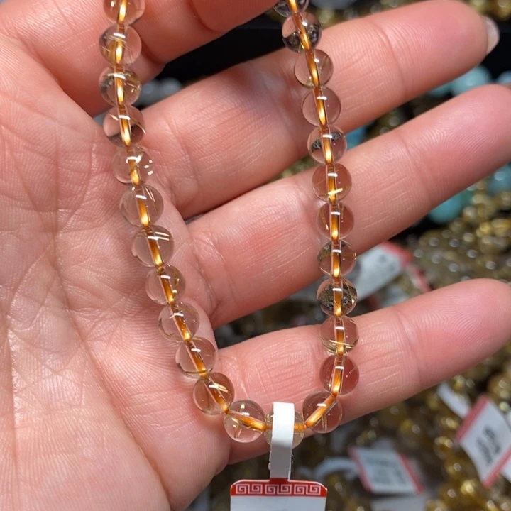 手链未镶嵌水晶天然钛晶