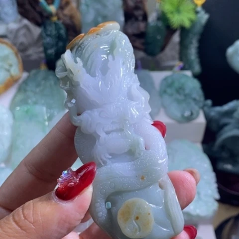 【闪购商品】颈饰未镶嵌翡翠龙牌