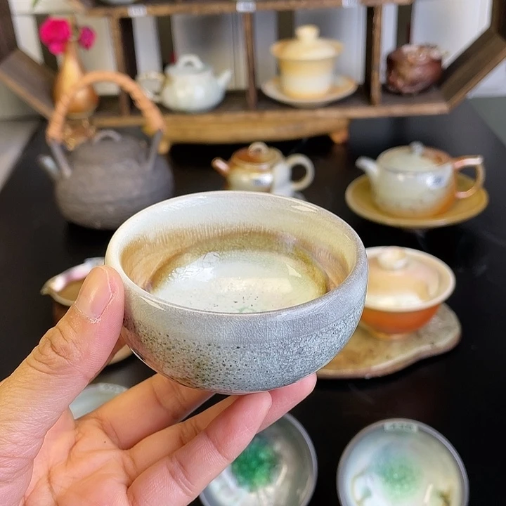 燃薪柴烧茶器主人杯