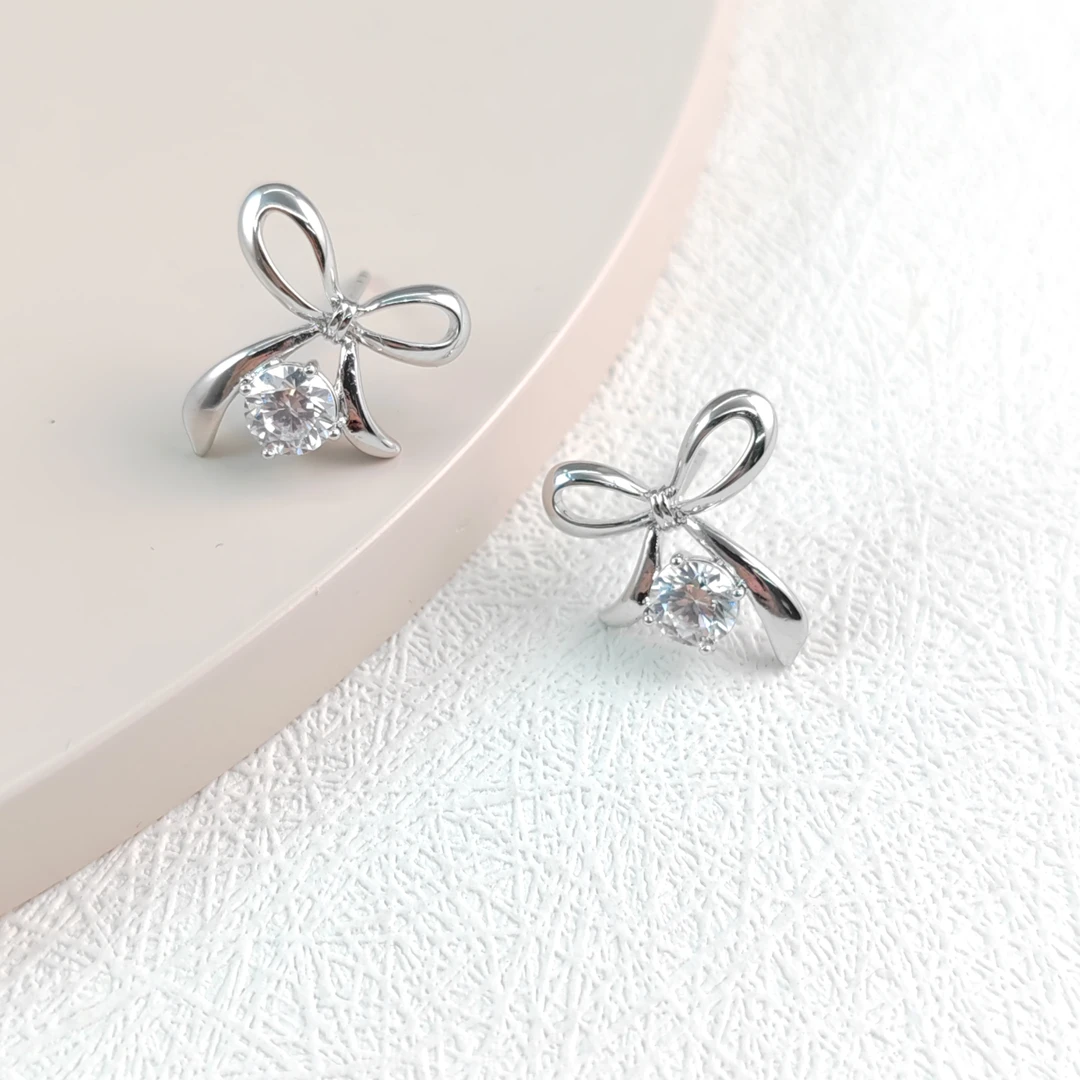 XUPING/旭平首饰 合金合成锆石耳饰 春日焕新温柔GDJ X001050864