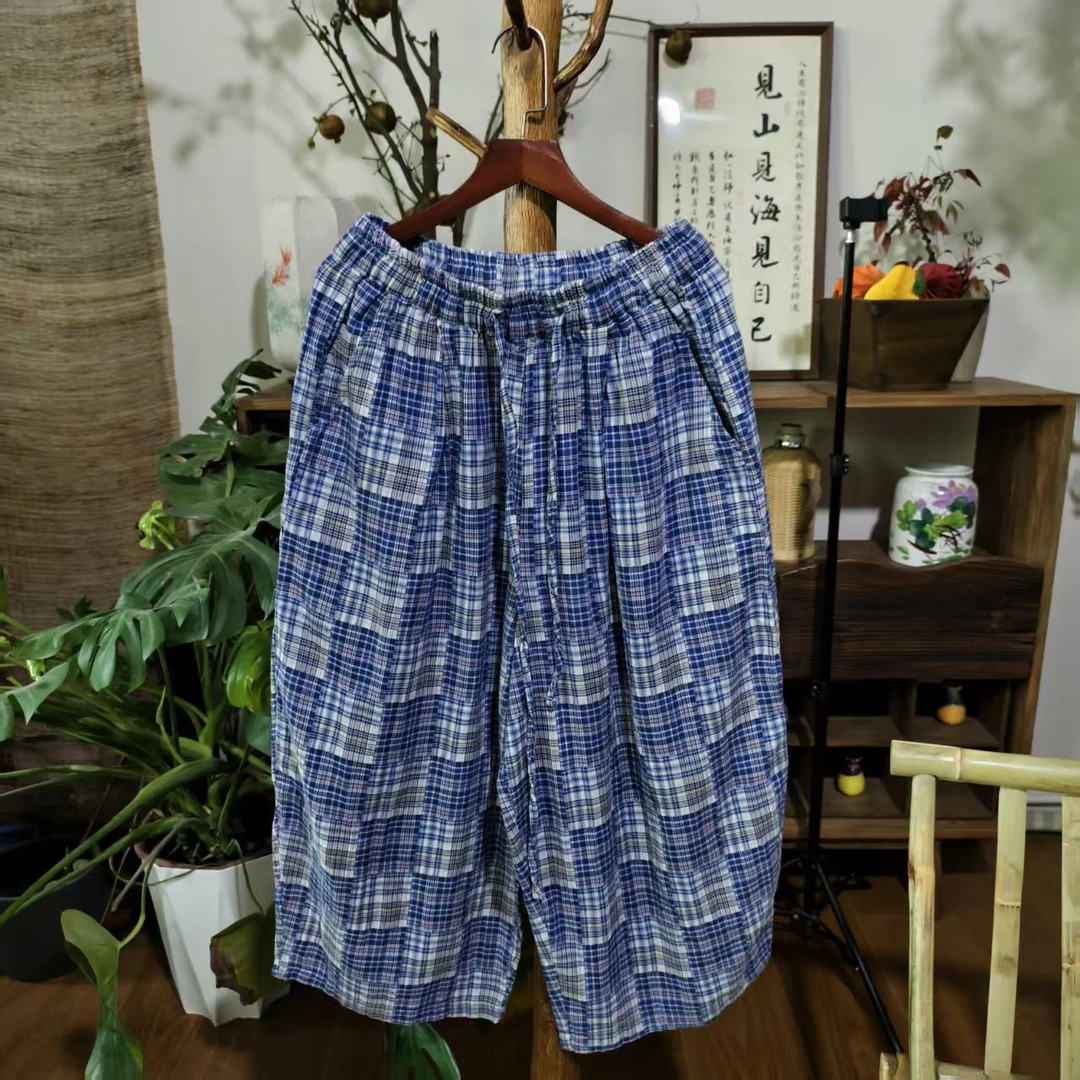 【大梅子推荐】设计款双纱系带休闲裤X0276