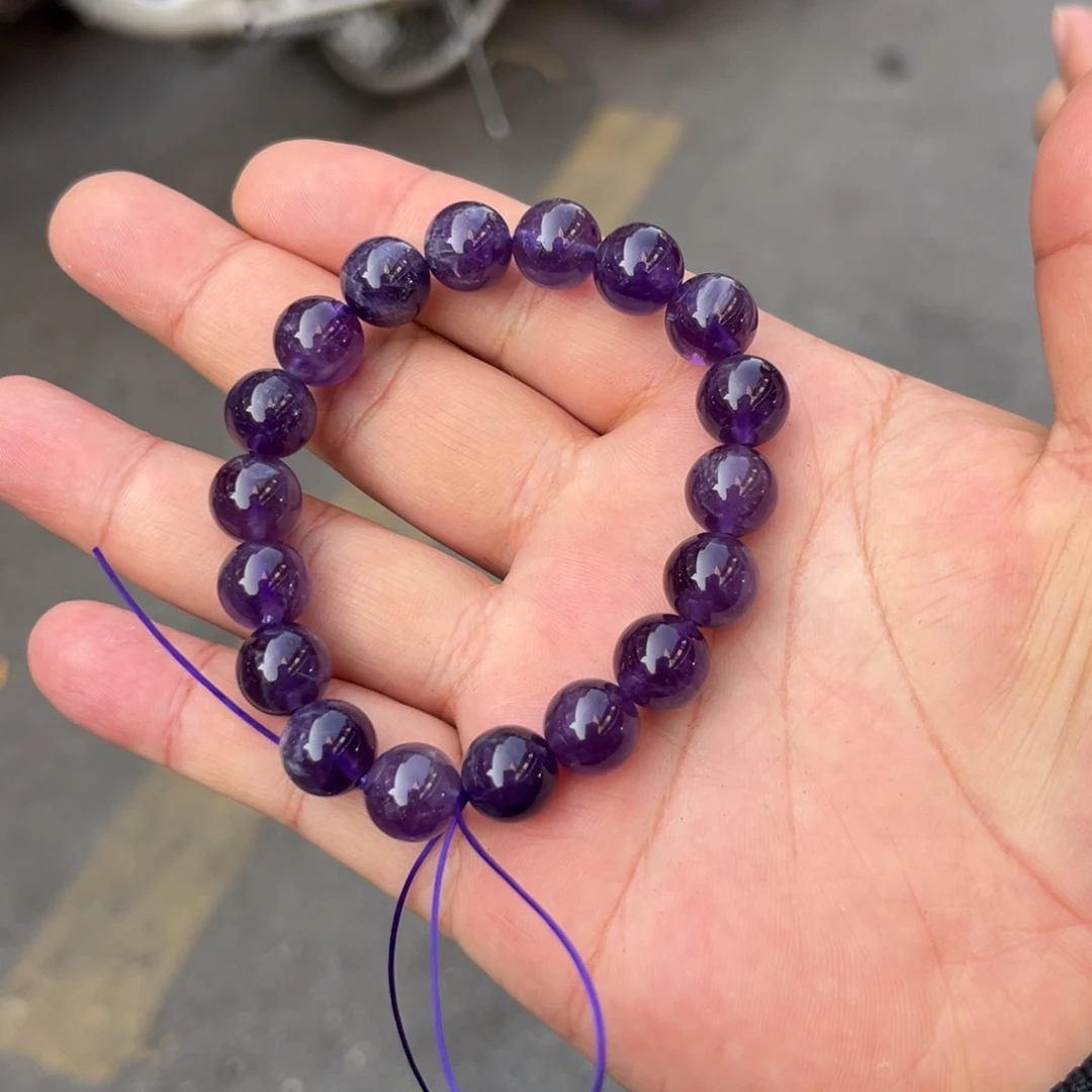 紫晶未镶嵌手串紫水晶未镶嵌手串