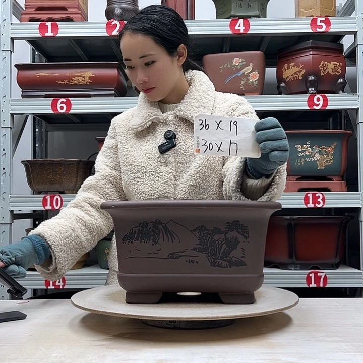 紫砂花盆紫砂花盆