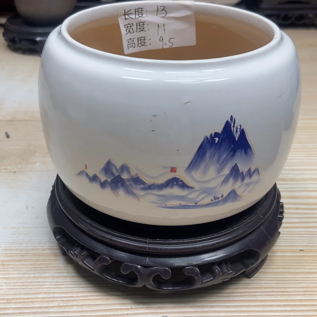 瓷片陶瓷花盆陶瓷艺术