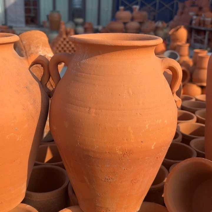 红陶14×28 手工拉胚微瑕