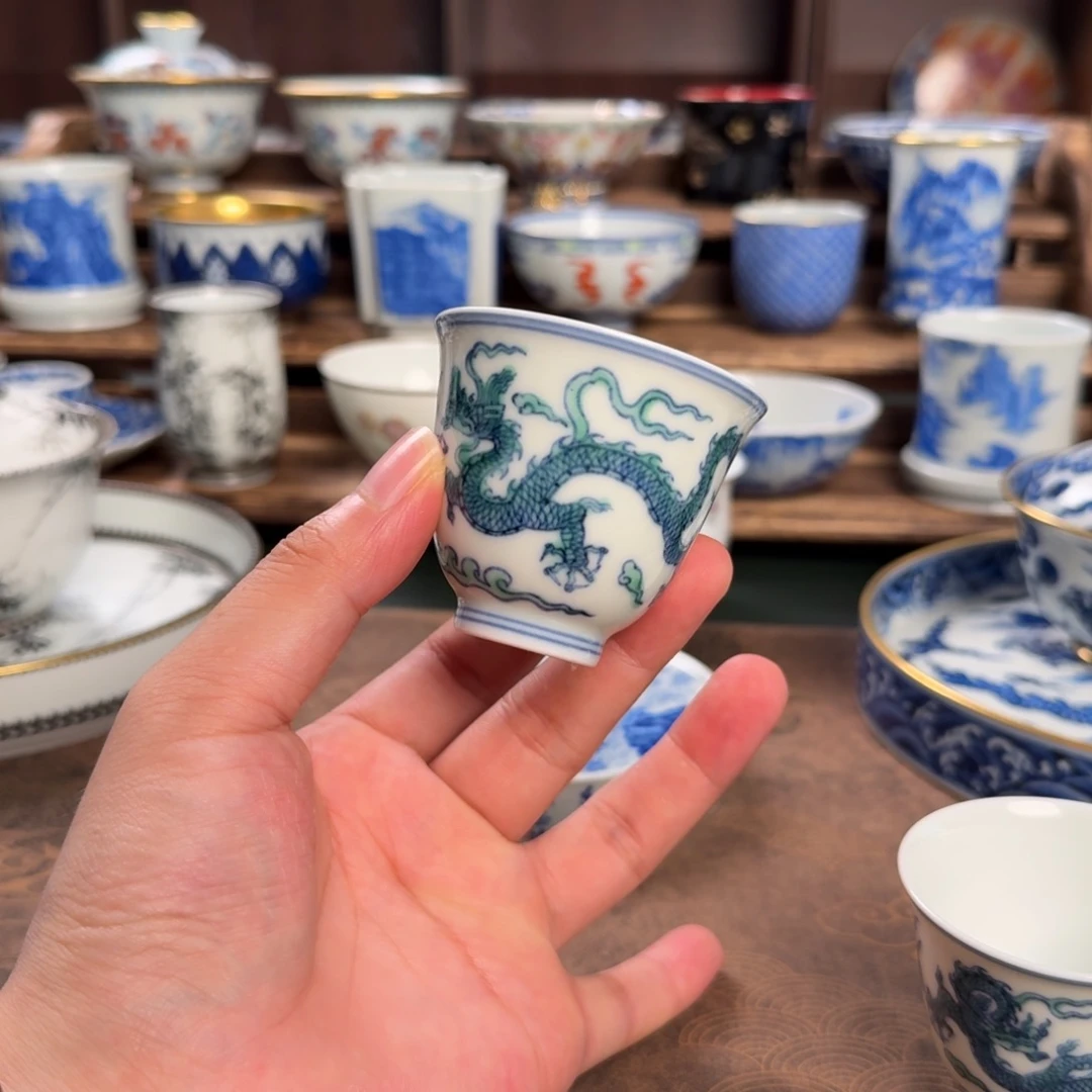纯手工手绘陶瓷茶具