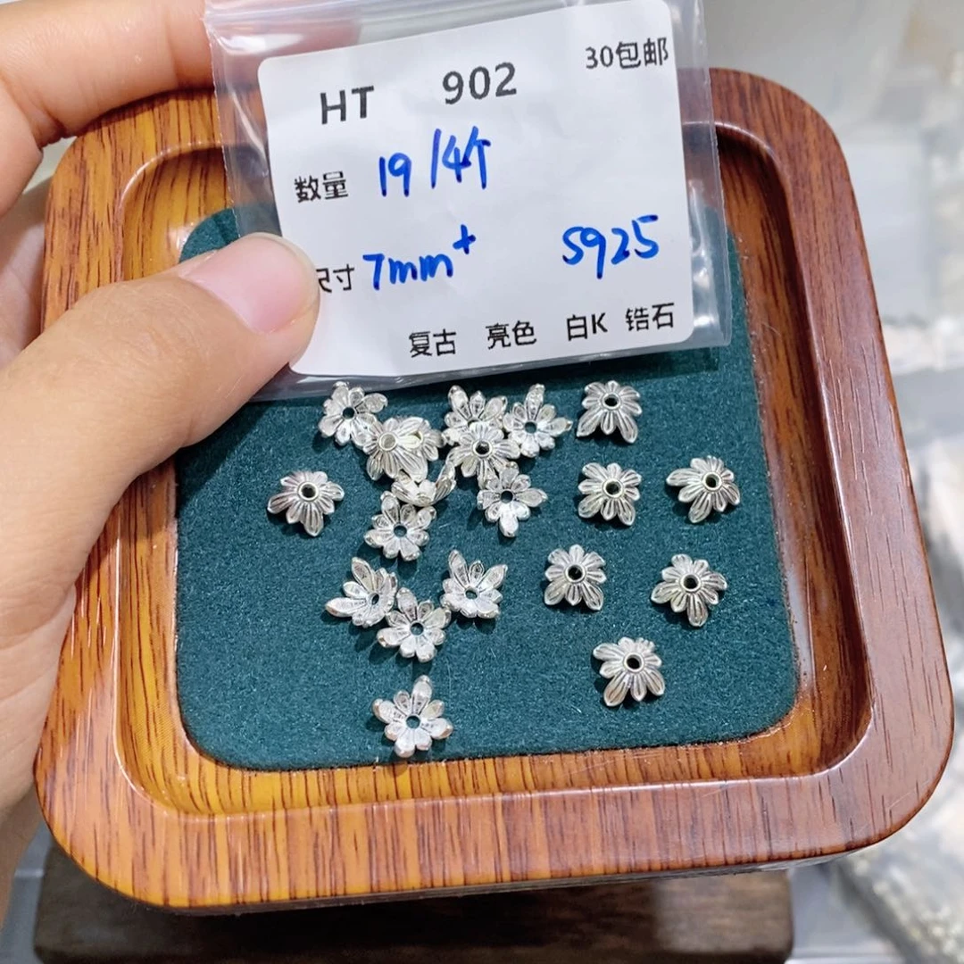 水晶珠宝半成品14K金镶嵌HT902