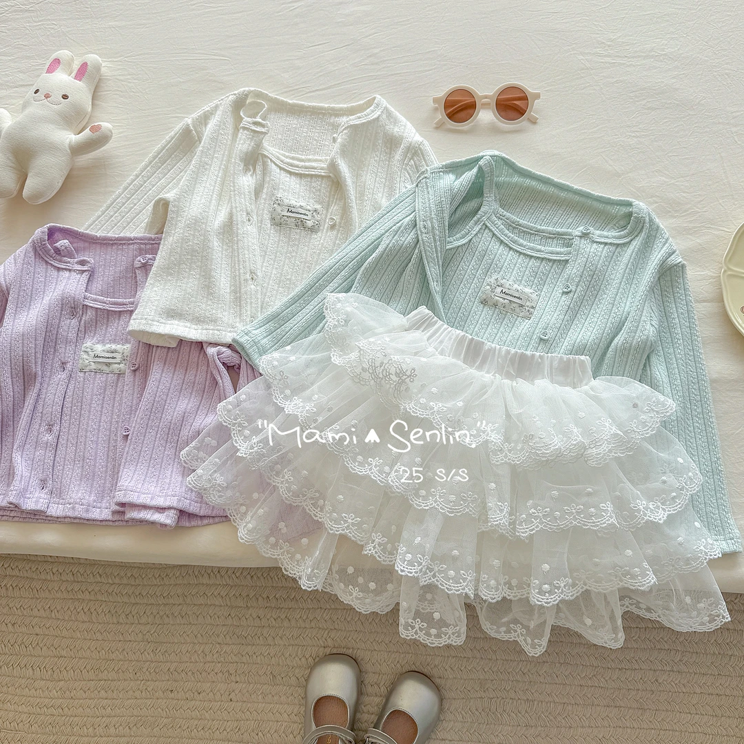 【现货】妈咪森林童装2025年春夏新款上衣两件套251-MMSL-251120