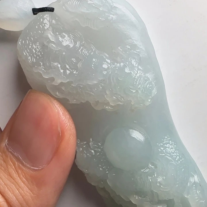 定制翡翠未镶嵌天然缅甸翡翠龙牌