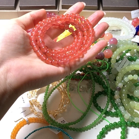未镶嵌手链南红玛瑙W**_