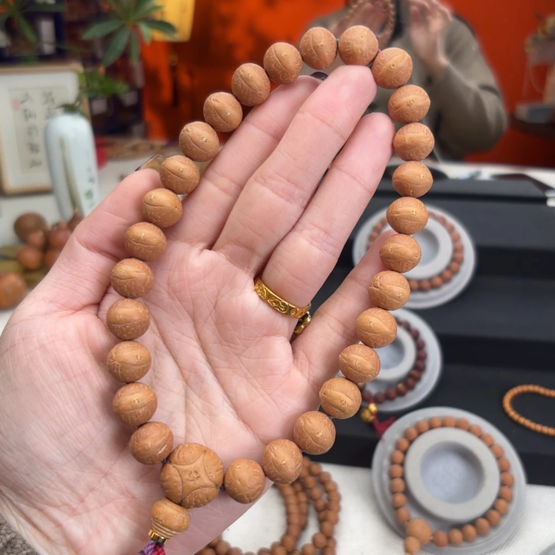 凤眼菩提吊坠12毫米铁籽手持27颗