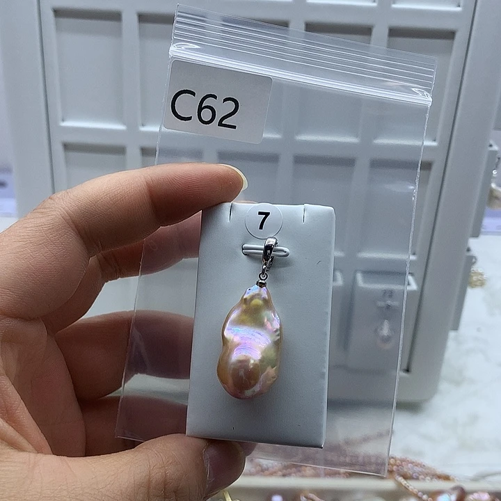 吊坠(不含链)淡水珍珠合金