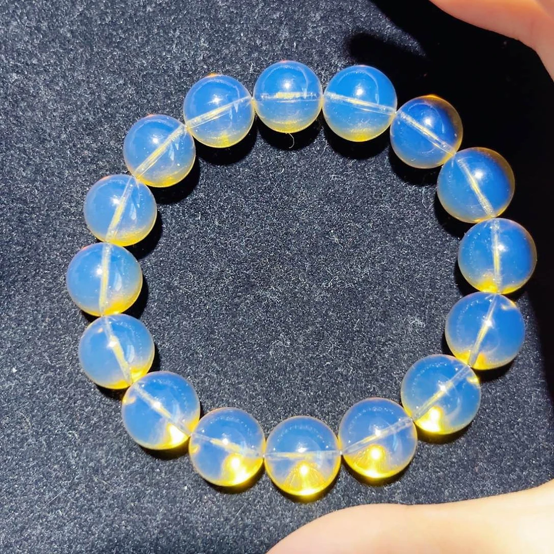 蓝珀未镶嵌珠宝奇石13MM S级