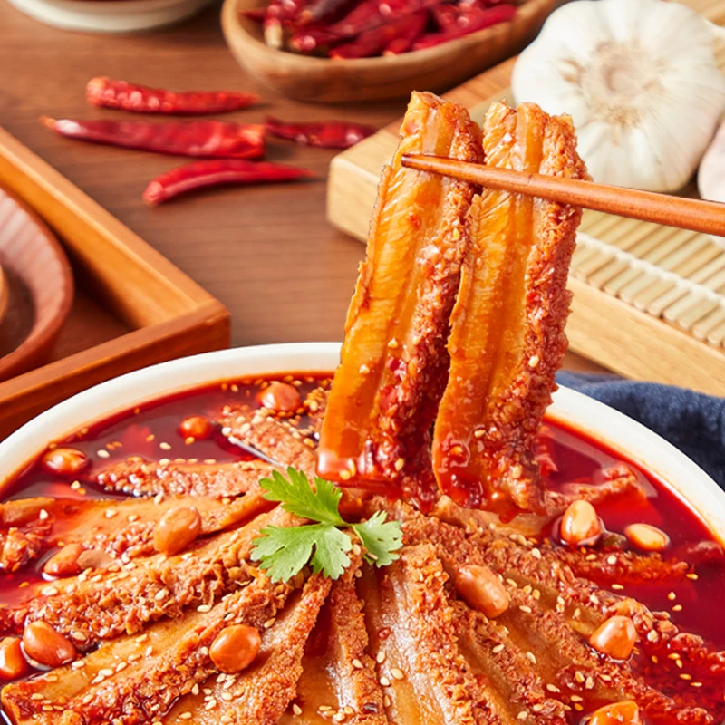 紫燕百味鸡冷吃厚切牛肚千层肚红油香辣新鲜即食解馋