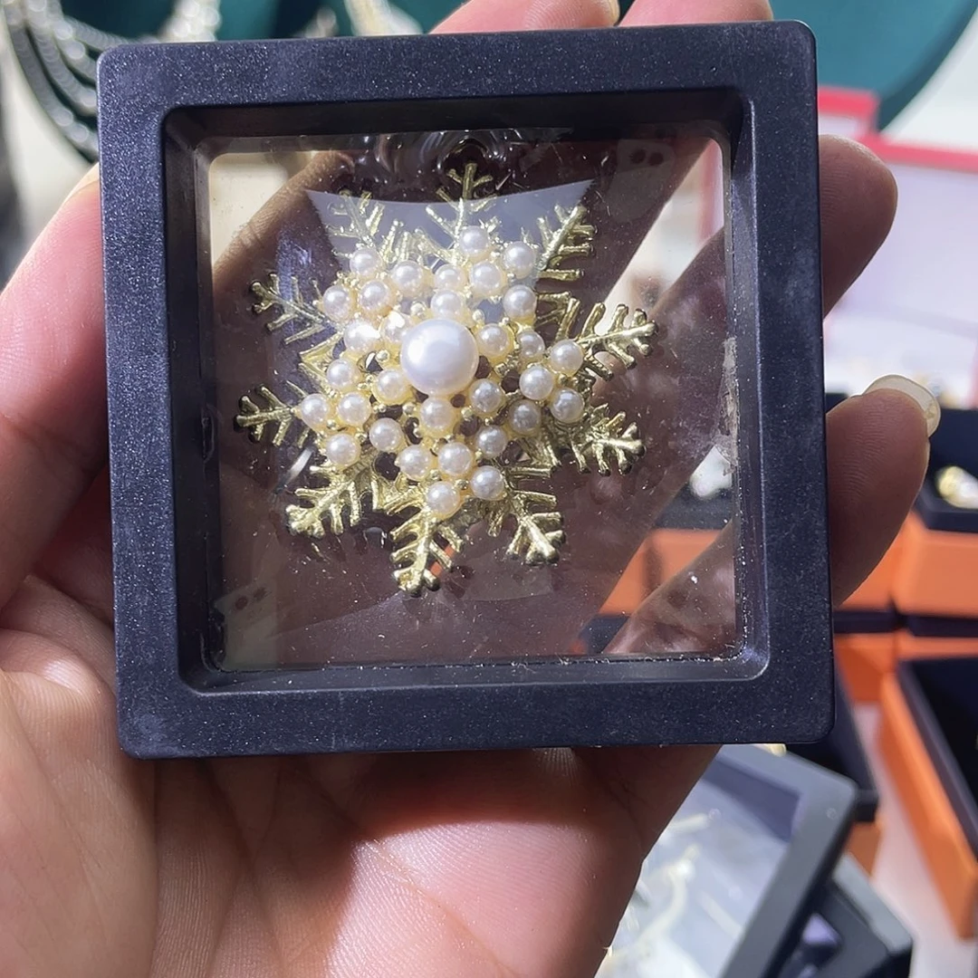 洋***意银S925镶嵌颈饰淡水珍珠