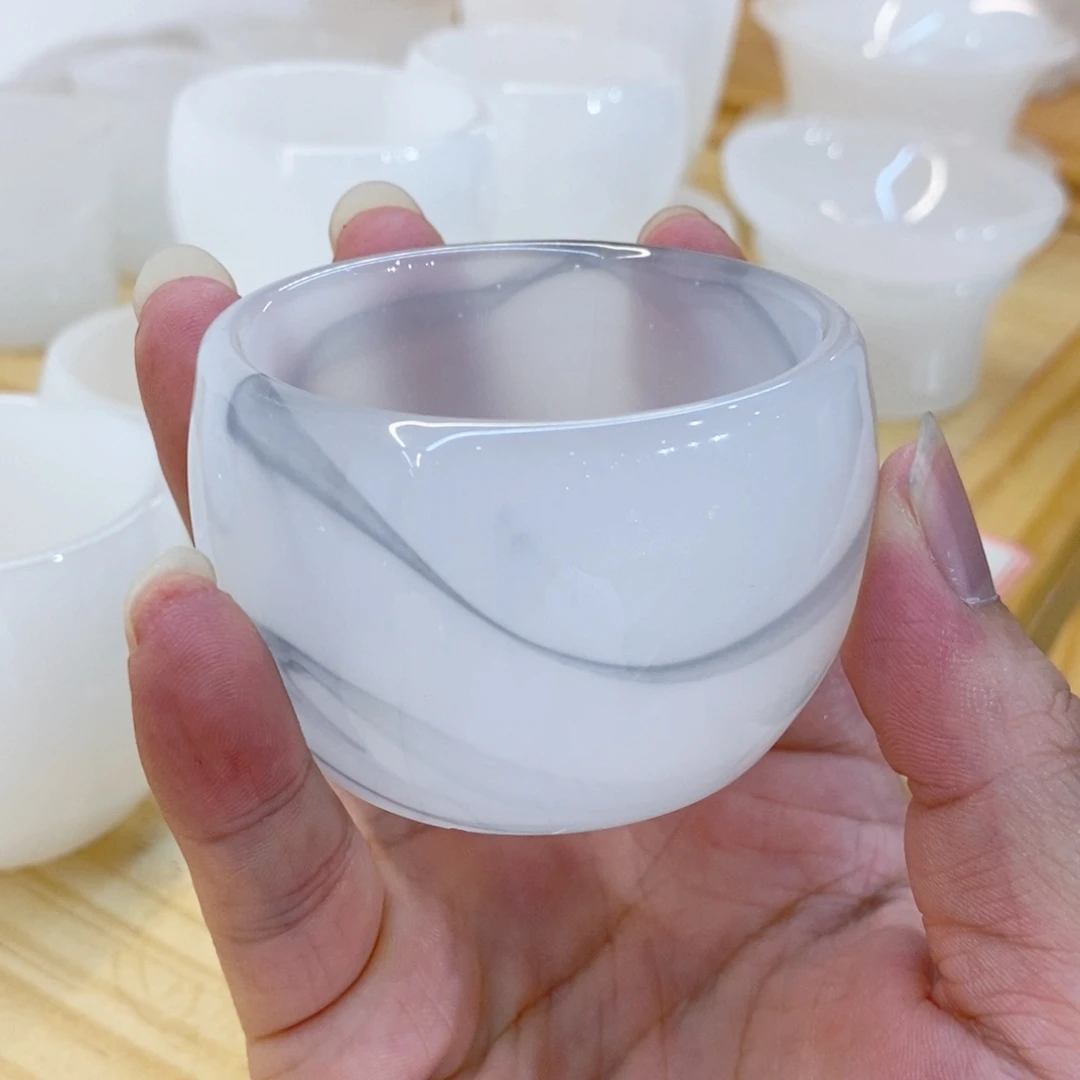 手工艺品琉璃水墨客杯