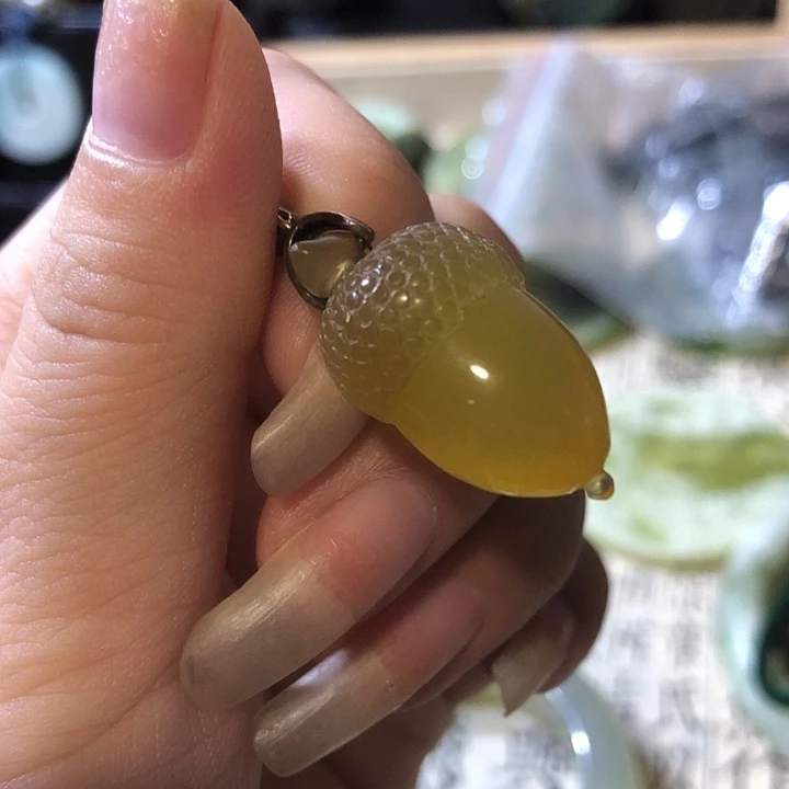 岫玉未镶嵌岫玉挂件