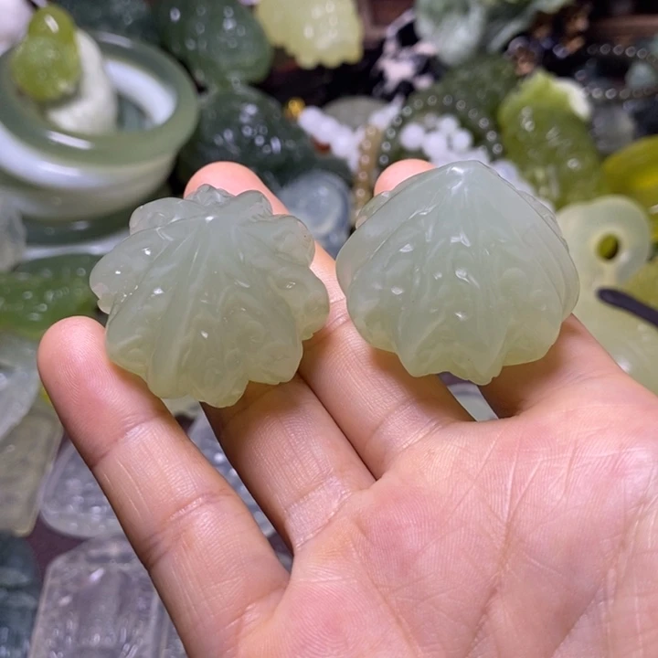 岫玉未镶嵌岫玉挂件