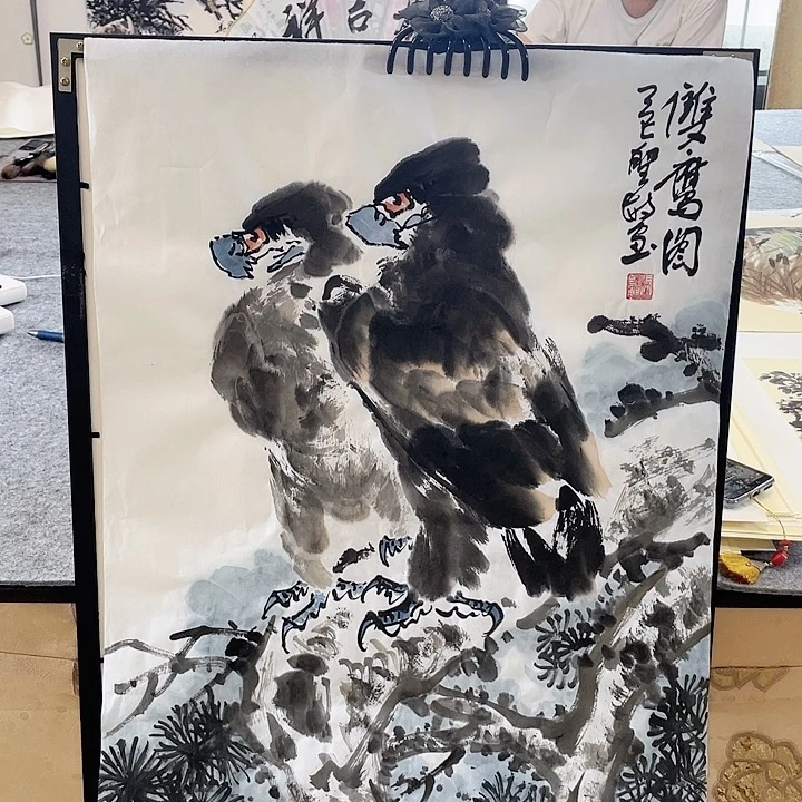 国画张圣敏先生纯手绘作品