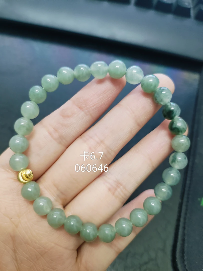 时尚百搭手串天然缅甸翡翠A货