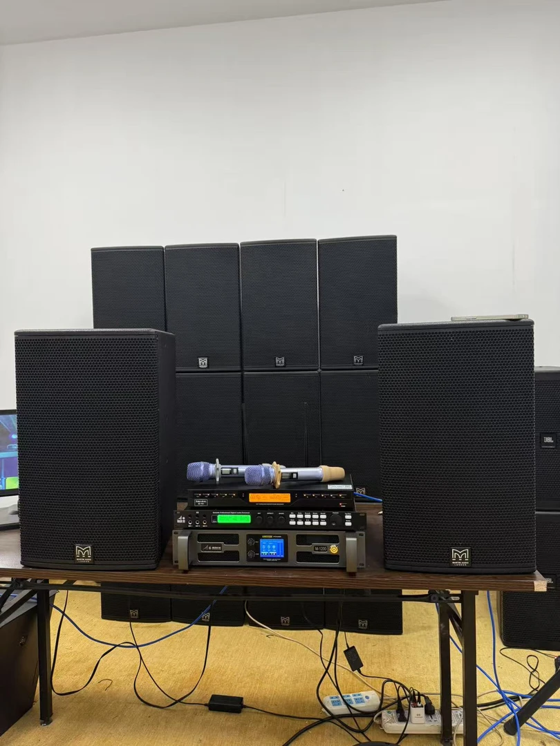 99新  玛田V12音响套装带点歌机