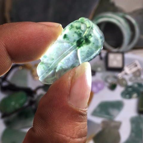 翡翠散珠天然翡翠