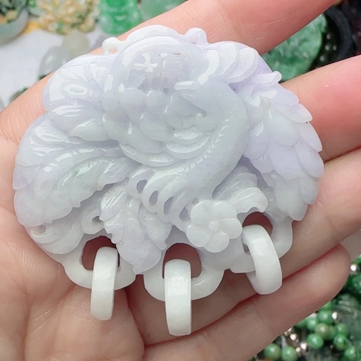 翡翠未镶嵌颈饰天然A货13